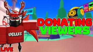 LIVE Pls Donate + Roblox｜ Donating and Raising Robux! ｜ROAD TO 550K RAISED!