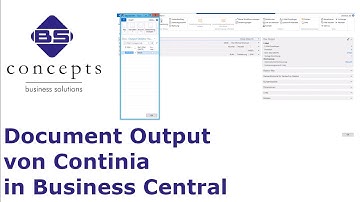 Informationen zu Document Output von Continia