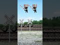 【踏切アニメ】応援するふみきりカンカン 13♪ Railroad crossing to support 13　♫ #Shorts　#ショート