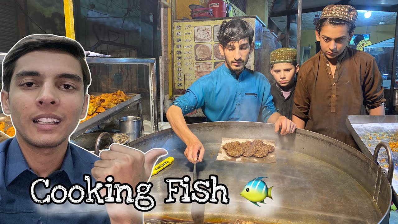 River Fish in Lahore | Cooking Fish With Pathan Brothers In Lahore ...
