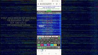 V07 number station - 07:00 UTC - 13408khz USB - 23/08/2026