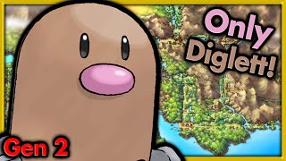 Can I Beat Pokemon Gold with ONLY Diglett? 🔴 Pokemon Challenges ► NO ITEMS IN BATTLE