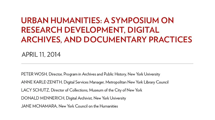 Jane McNamara, New York Council on the Humanities