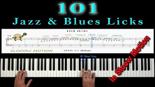 101 Licks & Phrases in Slooow Motion - for Jazz Improvisation by NewJazz 142,441 views 3 years ago 1 hour, 27 minutes