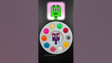 Sprunki OC Color Mixing 👀 Six - 6 | Numberblocks 6️⃣ #sprunki #numberblocks #colormixing