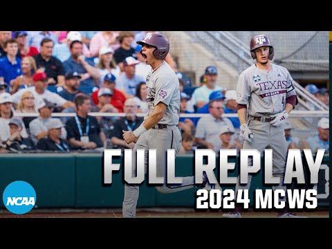 Texas A&M vs. Kentucky: 2024 Men's College World Series (June 17) | FULL REPLAY