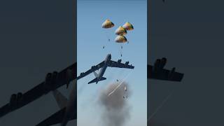 B52 Stratofortress Deploys Ejection Pods During Missile Strike 🚀 #B52 #Jet #Bomb #Air #War #Sim #Fly