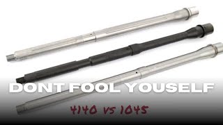 Don’t fool yourself chasing ‘original’ or so-called 4140 barrels—1045 gets the job done just fine. Don’t fool yourself chasing ‘original’ or so-called 4140 barrels—1045 gets the job done just fine.