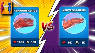 Namatin, Apa Bisa ..? Tyrannosaurus vs Kentrosaurus  | Merge Master Dinasaur Fusion screenshot 3