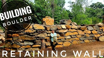 Building a Boulder Retaining Wall 44