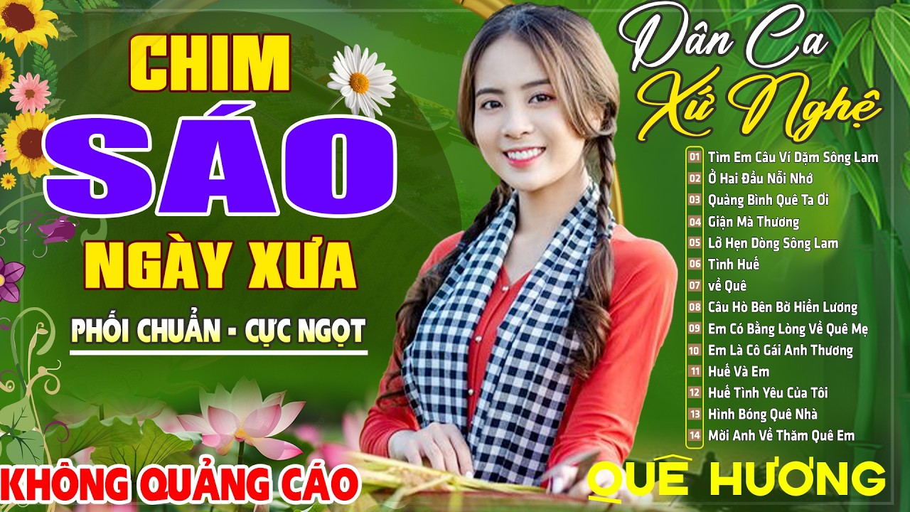 CHIM SÁO NGÀY XƯA , HAI QUÊ - LK Dân Ca Xứ Nghệ SAY ĐẮM MỚI LẠ CỰC HAY, CÀNG NGHE CÀNG MÊ
