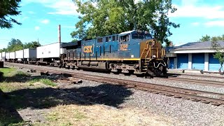 [HD] CSX Q020 and Amtrak P064 - Fairport, NY