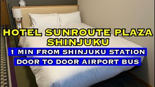 Hotel Sunroute Plaza Shinjuku | 1 Min From Shinjuku Station Toei Oedo Line | Tokyo, Japan