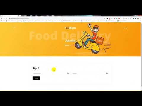 Admin Intro - "FoodBook | Online Food Ordering System for WordPress"