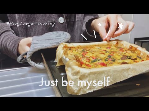 ありのままでいい｜Vlog｜Vegan Frittata🌿