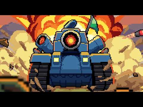 [신작 모바일게임] 픽셀 도트 그래픽 로그라이트 액션 RPG '슈퍼 발사 탱크' (Super Heavy Iron Tank) 플레이. 국산 로그라이크 세로화면 게임 (출시예정 게임)