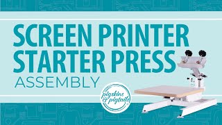 Pigskins &amp; Pigtails Screen Printer Starter Press Assembly