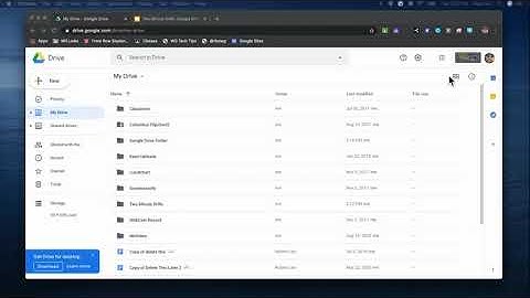 Two Minute Drills: Google Drive--Grid View vs. List View