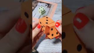 3d paper dice / how to make paper ludo dice #Shorts screenshot 3