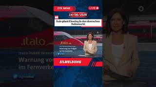 Italo plant Einstieg in den deutschen Bahnmarkt #Italo #Bahn #Deutschland#Fernverkehr#Mobilität#News