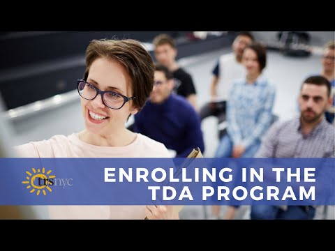 Enrolling in the TDA Program