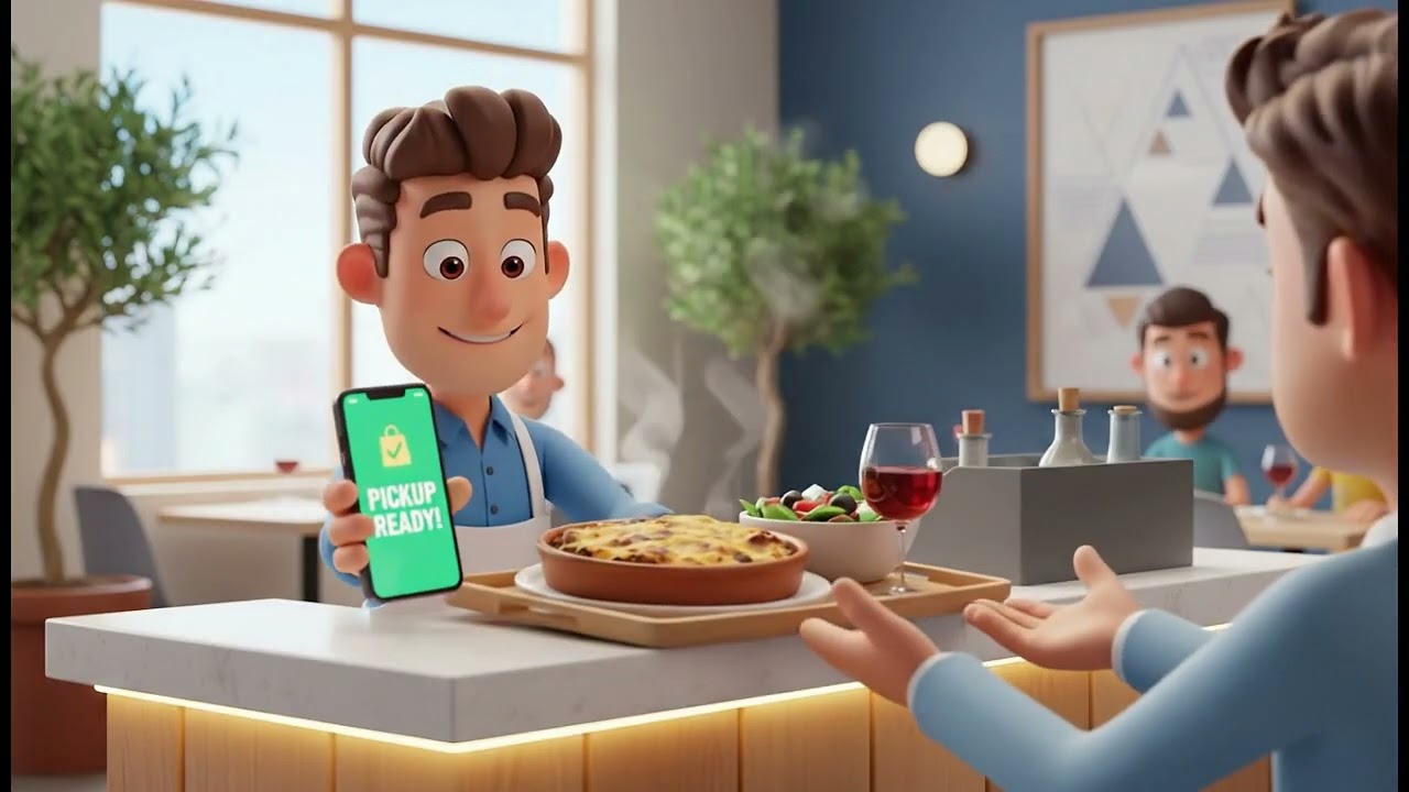 ScanOrderPay Full Demo - AI Restaurant Ordering System | Real Motion Video