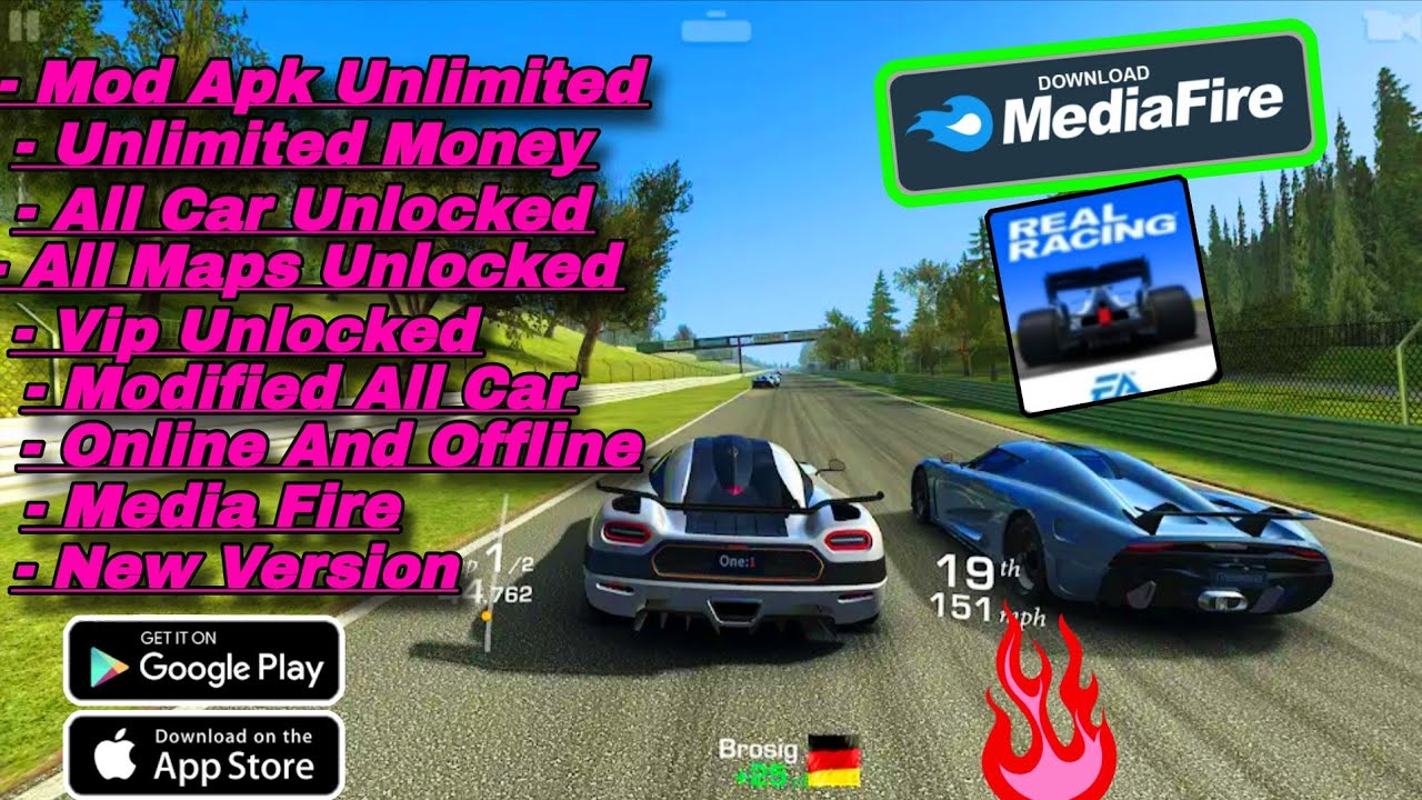 Real Racing 3 Mod Apk Unlimited 🤑 Money All Car Unlocked And Max Level