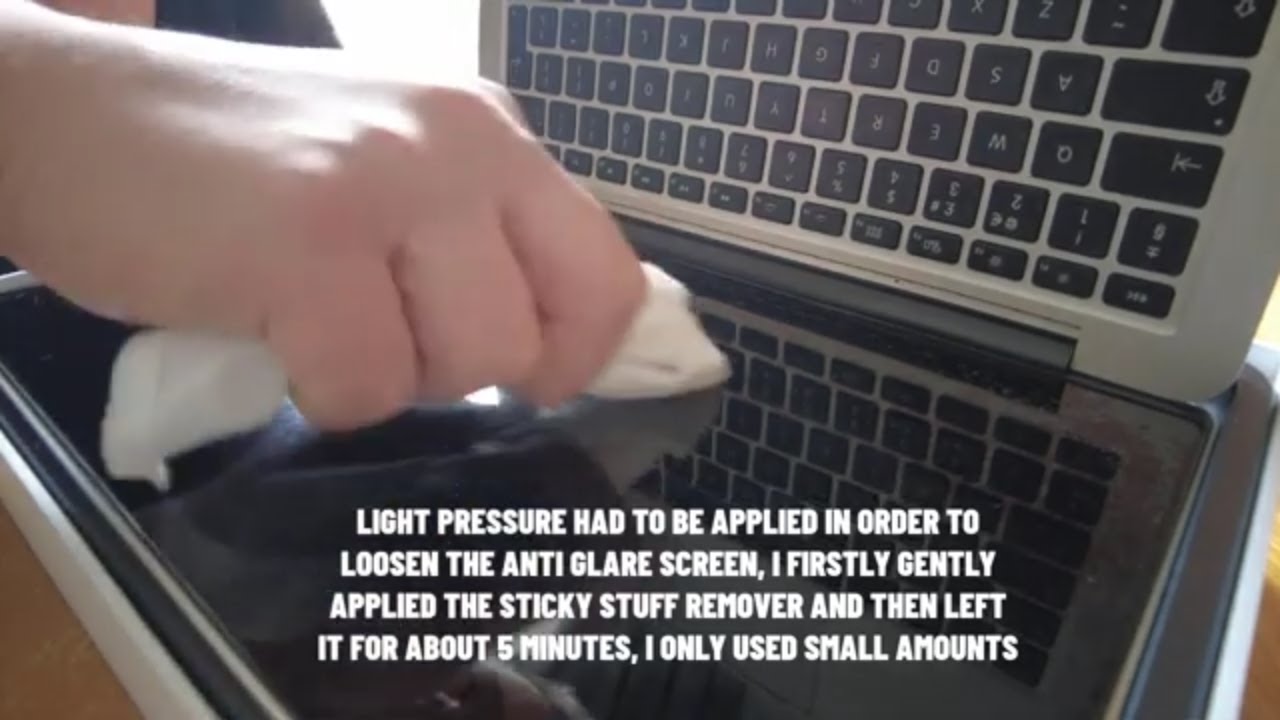 Macbook Pro Anti Glare Removal 2021 Solution! YouTube