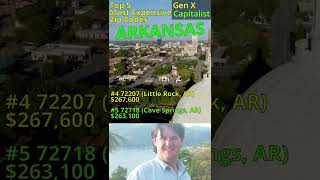 Top 5 Most Expensive ARKANSAS Home areas by zip code.