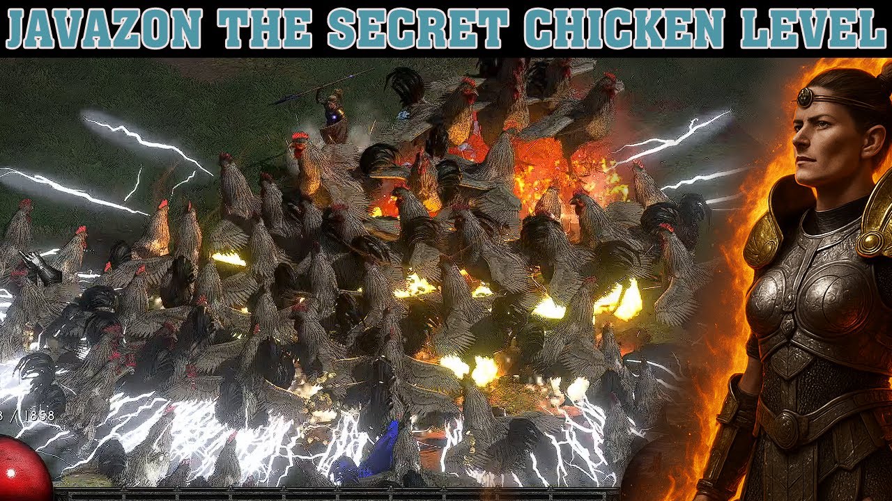 Javazon Javazon Vs The Secret Chicken Level - Diablo 2 Resurrected - YouTube