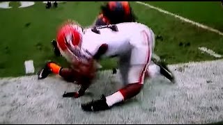 Georgia UGA Nick Chubb knee injury @ Tennessee !