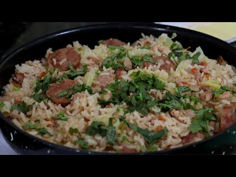 ARROZ DE BRAGA DELICIOSO FEITO EM UMA PANELA SÓ