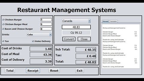 How to create Restaurant Management Systems in Java NetBeans - Tutorial 1