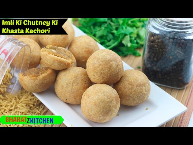 Khasta Kachori Recipe | Imli ki chutney Ki Kachori/ Dry Fruits Kachori/ Quick and tasty snack recipe | bharatzkitchen