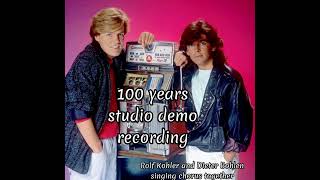 Modern Talking-100 years demo recording session.....