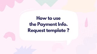Vendor Payment Info. Request Template