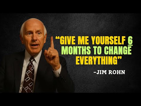 GIVE ME YOURSELF 6 MONTHS TO CHANGE EVERYTHING - Jim Rohn Motivation