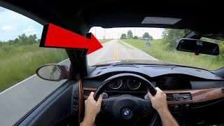 ALMOST CRASHED MY BMW E60 M5 CAUGHT ON CAMERA !!!