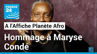 À l'Affiche Planète afro : hommage à l’écrivaine Maryse Condé • FRANCE 24