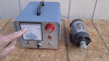Motomatic EC Electro-Craft Motor Generator #E-650M showing operation