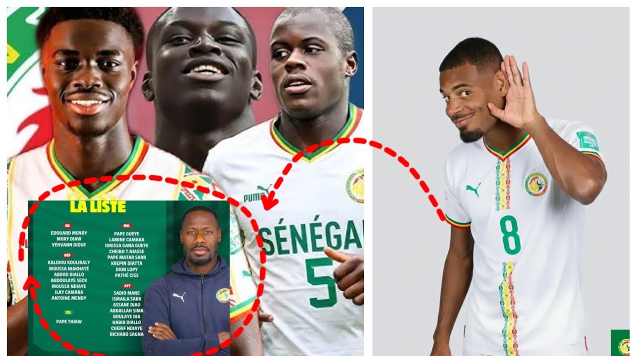 Voici une Liste de 30 joueurs Probables pour Pape Thiaw en Mars..avec Les Nouveaux joueurs ..