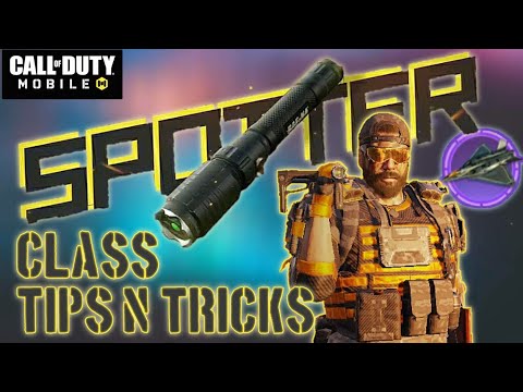 New Spotter Class in COD Mobile||Tips and Tricks Explained|| Spotter vs Butcher, Advantages,etc