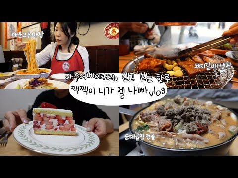 <strong>남대문</strong>~ 서촌까지 걷기, 이경문 순대곱창전골, 딸기케이크, 아우어베이커리, 돼지갈비 냉면, 서촌 영화루 고추짜장면 짬뽕 탕수육 먹방브이로그 <strong>맛집</strong>