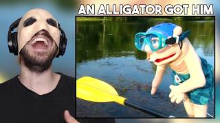 An Alligator Got Him! - SML Movie: Jeffy's Summer Camp Reaction!