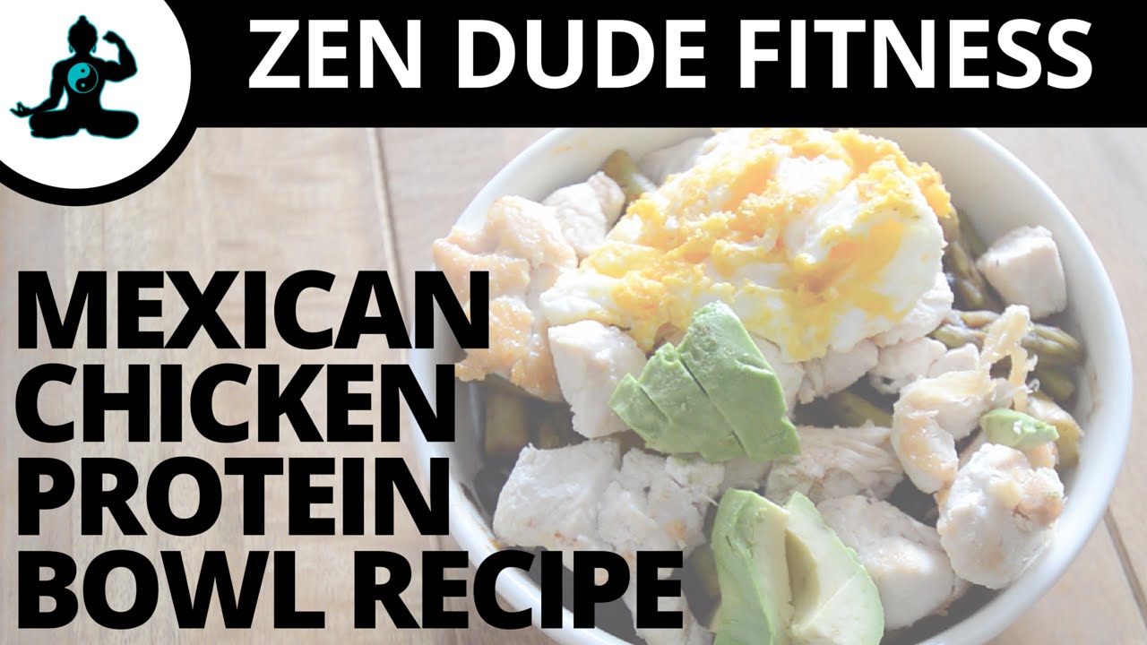 15 Min. Mexican Chicken Protein Bowl Recipe YouTube
