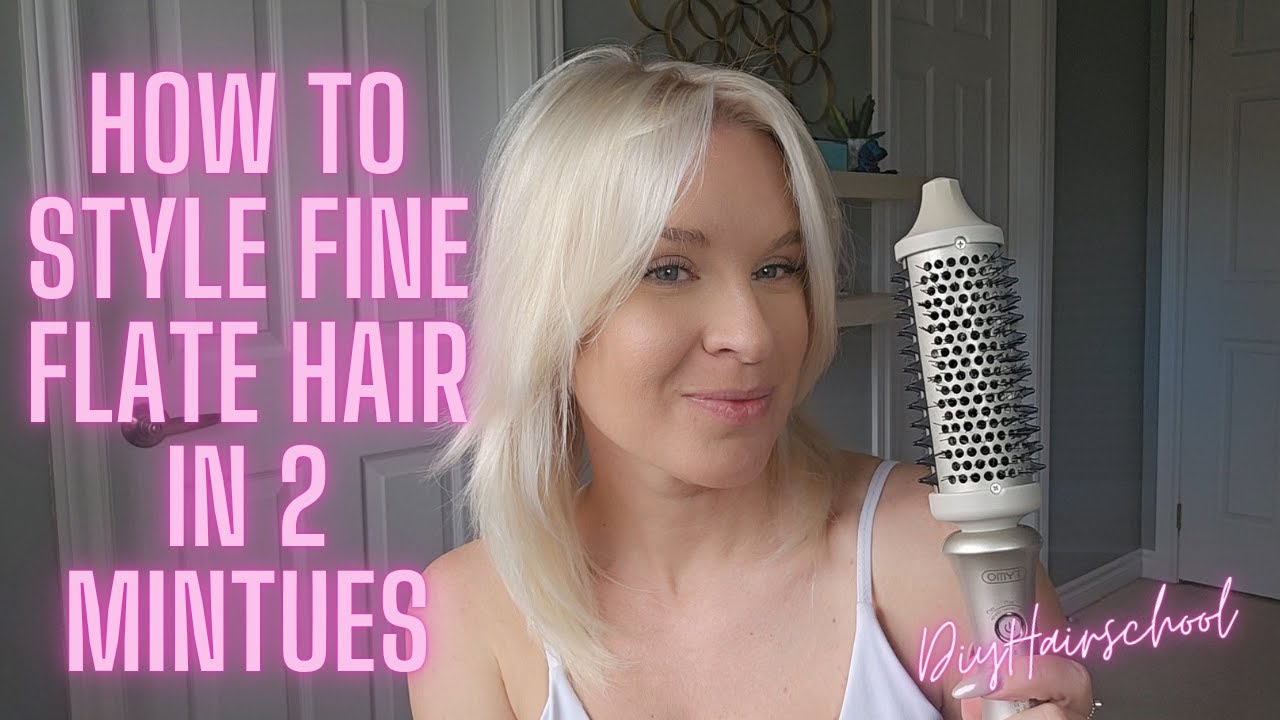 Уложите свои тонкие волосы БЫСТРО — прическа за 2 минуты