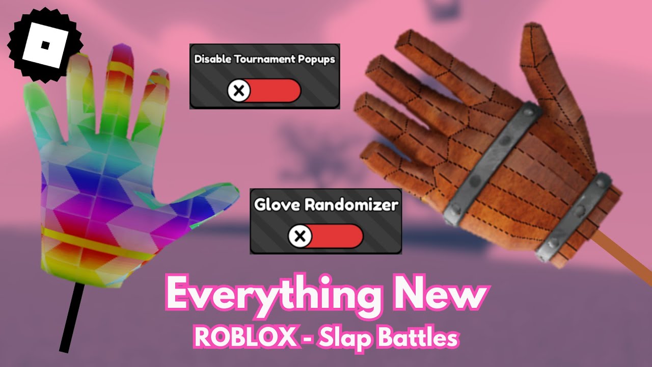 EVERYTHING NEW in the Barrel Glove UPDATE (Slap Battles - ROBLOX) - YouTube