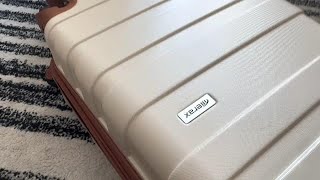 So impressed with the merax hard shell luggage  Merax 3 Piece ABS Hardshell Luggage Sets Spinner Whe