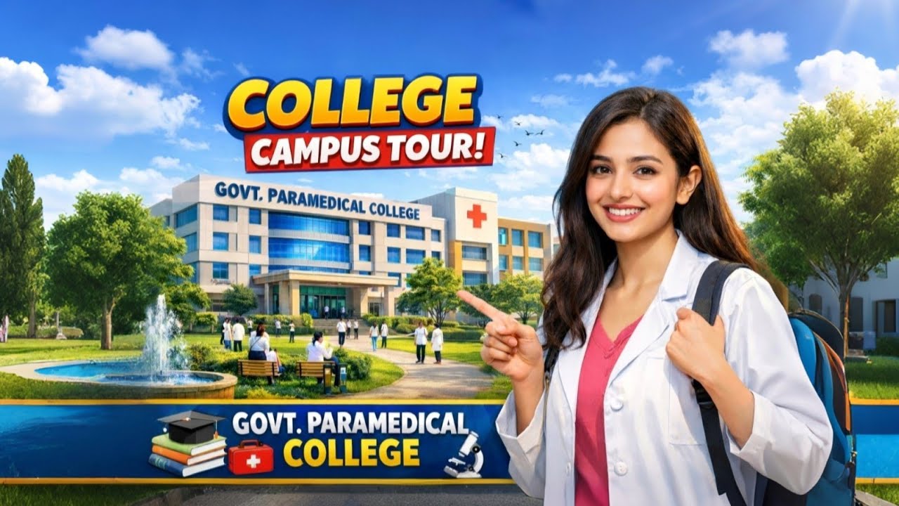 My college campus tour(MLB Rajkiya Paramedical Training College)