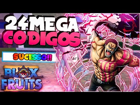 SAIU!! 24 MEGA CÓDIGOS *FUNCIONANDO* NO BLOX FRUITS (NOVO UPDATE